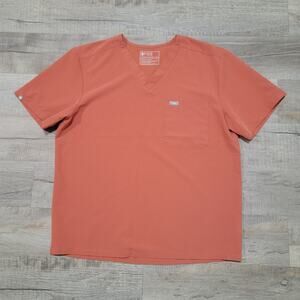 FIGS Mens Technical Collection XL Leon Scrub Top Limited Edition Auburn Chai